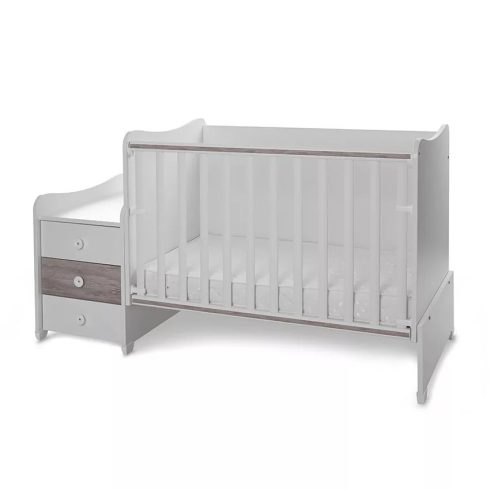 Lorelli Maxi Plus kombi ágy 70x160 - White & Artwood ÚJ