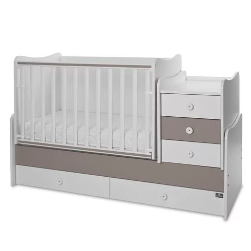 Lorelli Maxi Plus kombi ágy 70x160 - White & String ÚJ 