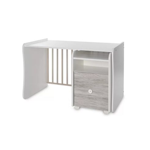 Lorelli Trend PLUS kombi ágy 70x165 - White & Artwood ÚJ 