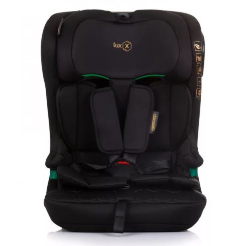 Chipolino Lux X autósülés Isofix 76-150cm - Obsidian 