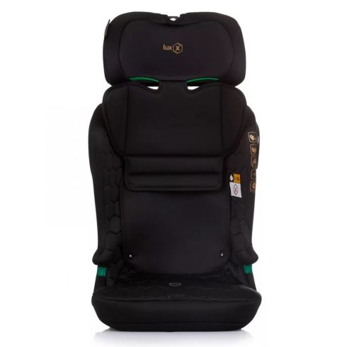 Chipolino Lux X autósülés Isofix 76-150cm - Obsidian 