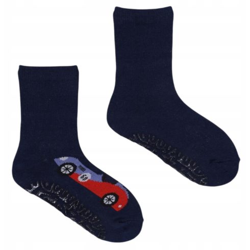 Yo!club ABS csúszásgátlós zokni (20-22) - s.kék autó 