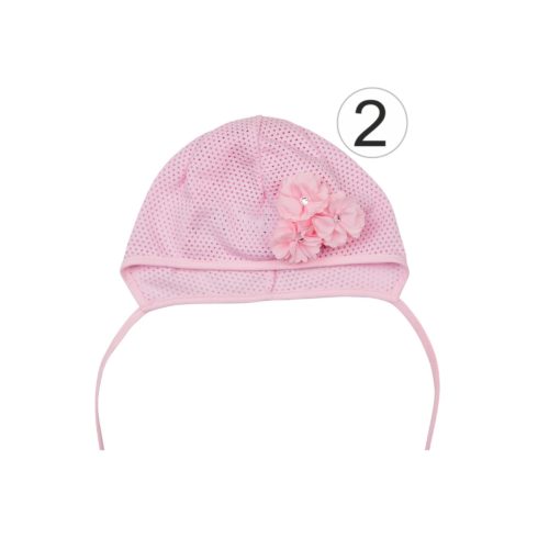 Marika nyári sapka " CAŁUSEK" (44) - rózsaszín