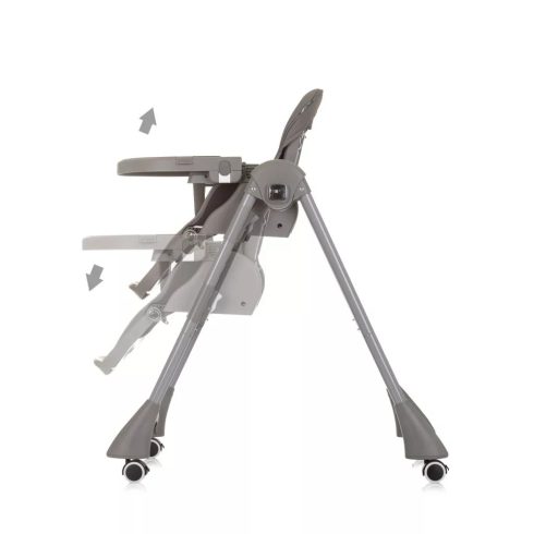 Chipolino Candy Shop multifunkciós etetőszék - Granite 