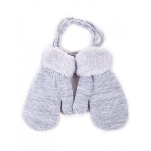 Yo! Bébi téli kesztyű 10 cm - Szürke