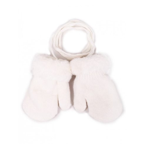 Yo! Bébi téli kesztyű 10 cm - Ekrü