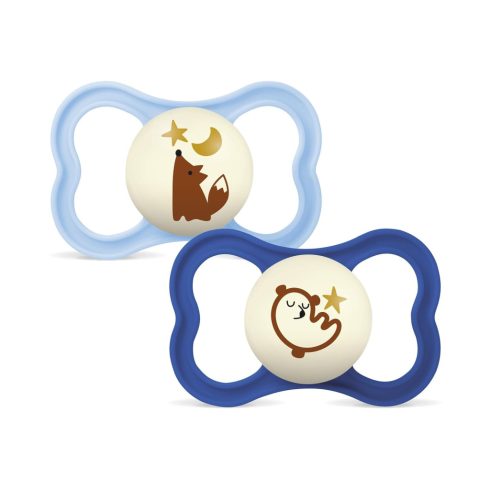 MAM Supreme Night 16+ szilikon nyugtató cumi 2 db - Fiú