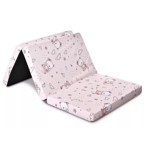 Lorelli összehajtható matrac 60x120x5 - Pink Ballerina Bear 