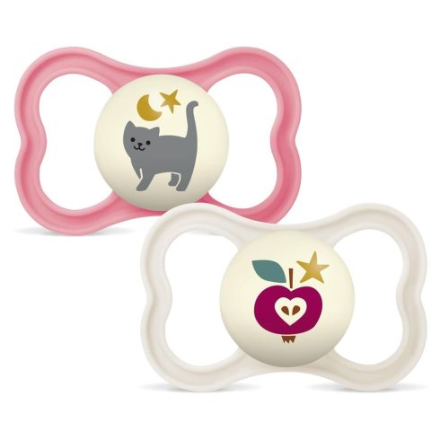 MAM Supreme Night 16+ szilikon nyugtató cumi 2 db - Lány