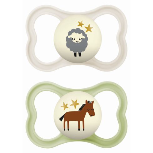 MAM Supreme Night 16+ szilikon nyugtató cumi 2 db - Unisex