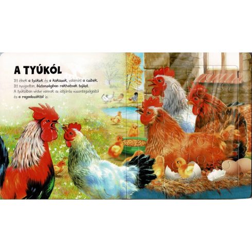 Szuper puzzle - A tanya állatai