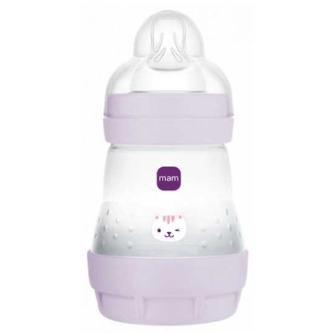 MAM Anti-Colic cumisüveg 160ml 0hó+ Lila Cica
