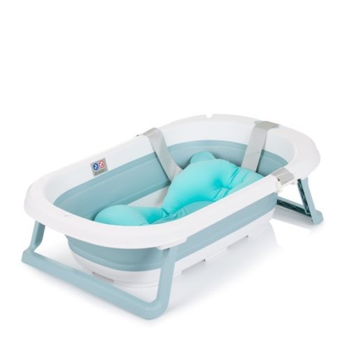 Chipolino Isla összecsukható kád hálós babatartóval 81 cm - Blue