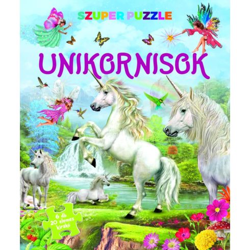 Szuper puzzle - Unikornisok 
