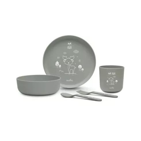 Nuvita étkészlet 5 részes - Sage Green 12 hó+