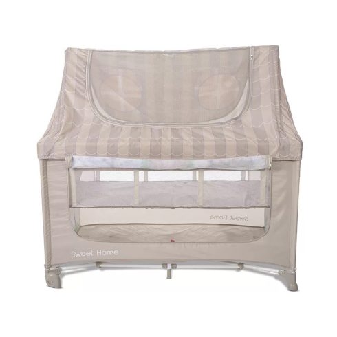 Lorelli Sweet Home 2, multifunkciós utazóágy tetővel - Beige 