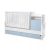 Lorelli Trend PLUS kombi ágy 70x165 - White Baby Blue