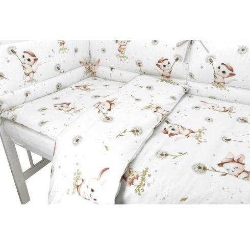 Baby Shop 3 részes ágynemű garnitúra - Nyuszi és cica