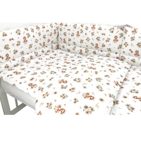 Baby Shop 3 részes ágynemű garnitúra - bézs kacsa 