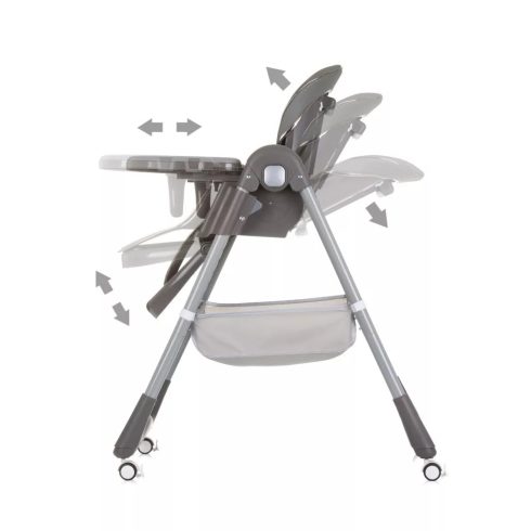 Chipolino First Spoon multifunkciós etetőszék - Ash grey 