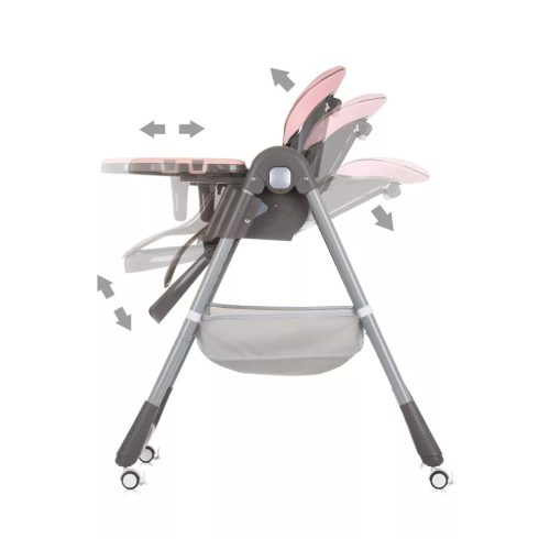 Chipolino First Spoon multifunkciós etetőszék - Flamingo