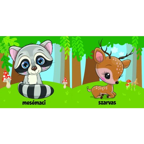 Erdei állatok - sípoló könyv