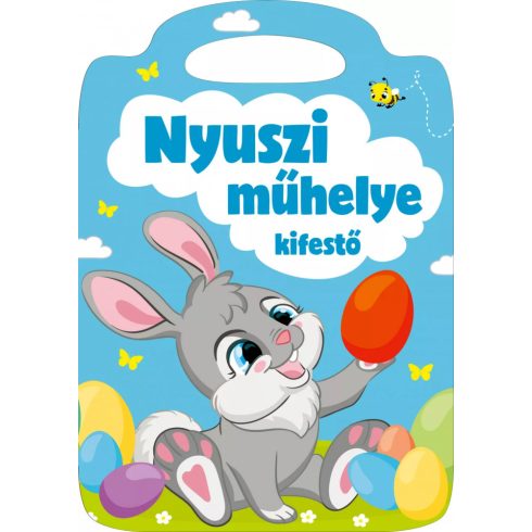 Nyuszi műhelye kifestő 