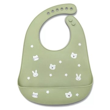 Lorelli szilikon előke - fresh green