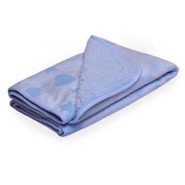 Scamp Minky Sherpa takaró 75*100 cm  - kék