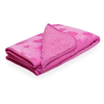 Scamp Minky Sherpa takaró 75*100 cm  - rózsaszín