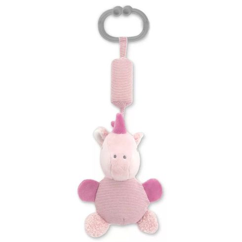 Lorelli Toys Campanula plüss babakocsi játék - Pink Unikornis 
