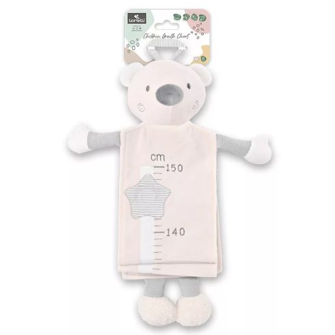 Lorelli Toys Magasságmérő Plüss - Bear Beige 