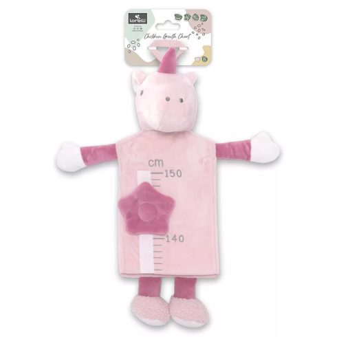 Lorelli Toys Magasságmérő Plüss - Unicorn Pink 