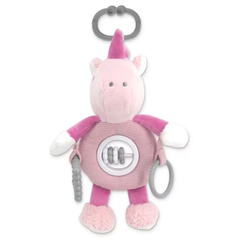 Lorelli Toys plüss csörgőjáték - Pink Unikornis
