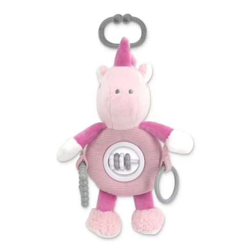 Lorelli Toys plüss csörgőjáték - Pink Unikornis