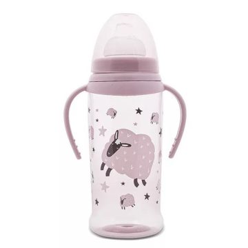   Lorelli My Friend itatópohár fogantyúval 360ml - Mellow Rose