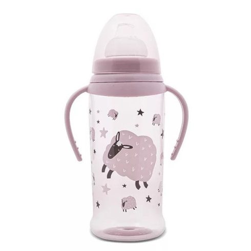 Lorelli My Friend itatópohár fogantyúval 360ml - Mellow Rose