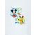 Disney Mickey és Plútó wellsoft béléses pamut babatakaró  70x90cm - fehér