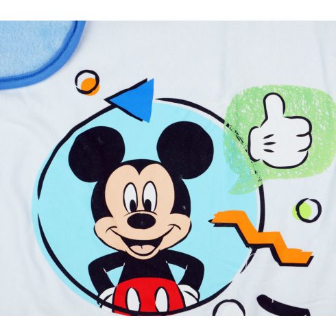 Disney Mickey és Plútó wellsoft béléses pamut babatakaró  70x90cm - fehér
