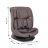 Lorelli Rodeo 360 isofix autósülés 40-150cm - Black 