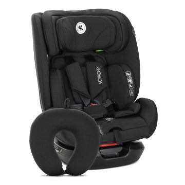   Lorelli Voyager i-Size autósülés 40-150cm + nyakpárna - Black 