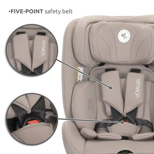 Lorelli Voyager i-Size autósülés 40-150cm + nyakpárna - Grey