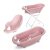Lorelli kád leeresztő dugóval, babatartóval 88 cm + kádállvány - Nordic Pink
