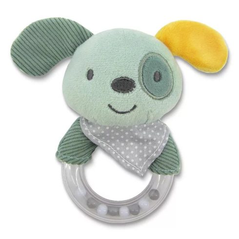 Lorelli Toys Plüss csörgő - Zöld Kutya 