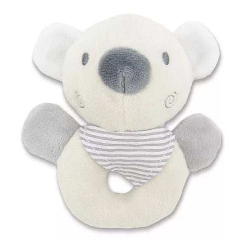 Lorelli Toys Plüss csörgő karika - Bézs Maci 