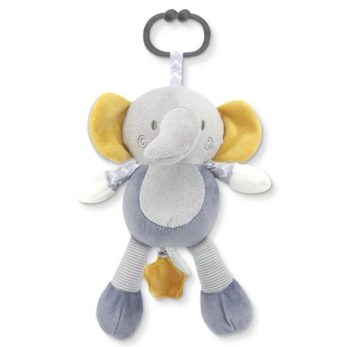 Lorelli Toys plüss zenélő játék - Szürke Elefánt
