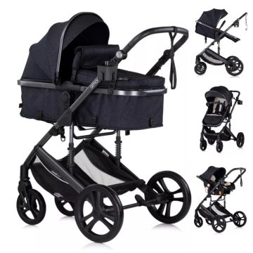   Chipolino Amore 3:1 babakocsi mózessé alakítható sportrésszel - Blackberry 