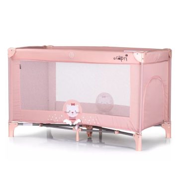 Chipolino Capri 1 szintes utazóágy - Cat pink
