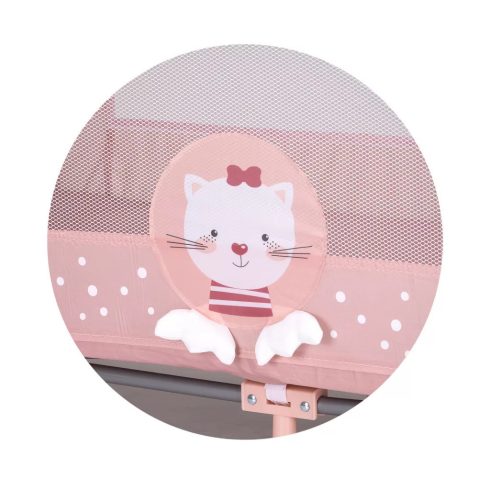 Chipolino Capri 1 szintes utazóágy - Cat pink