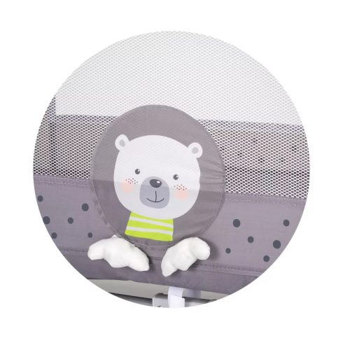 Chipolino Capri 1 szintes utazóágy - Bear grey